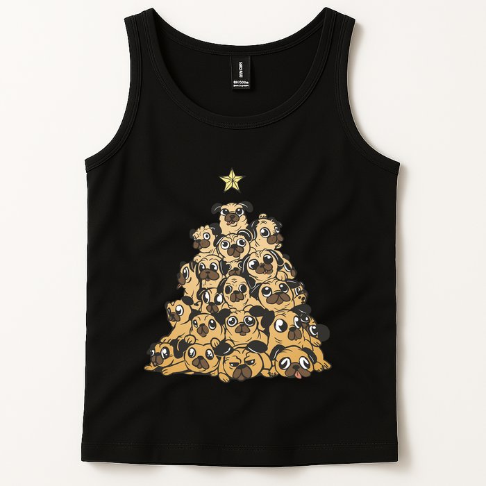 It Is Going To Be A Pug Christmas Tree Tank Top