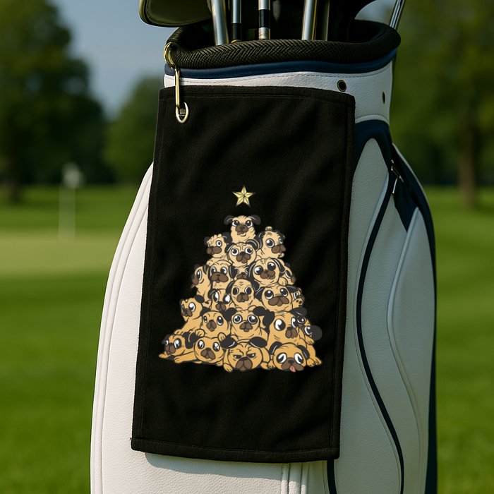 It Is Going To Be A Pug Christmas Tree Golf Towel