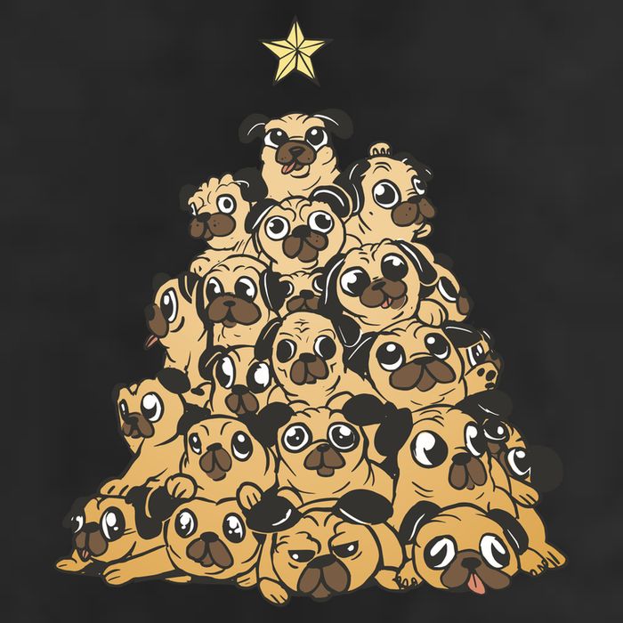 It Is Going To Be A Pug Christmas Tree Golf Towel
