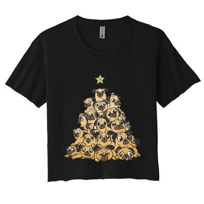 It Is Going To Be A Pug Christmas Tree Crop Top
