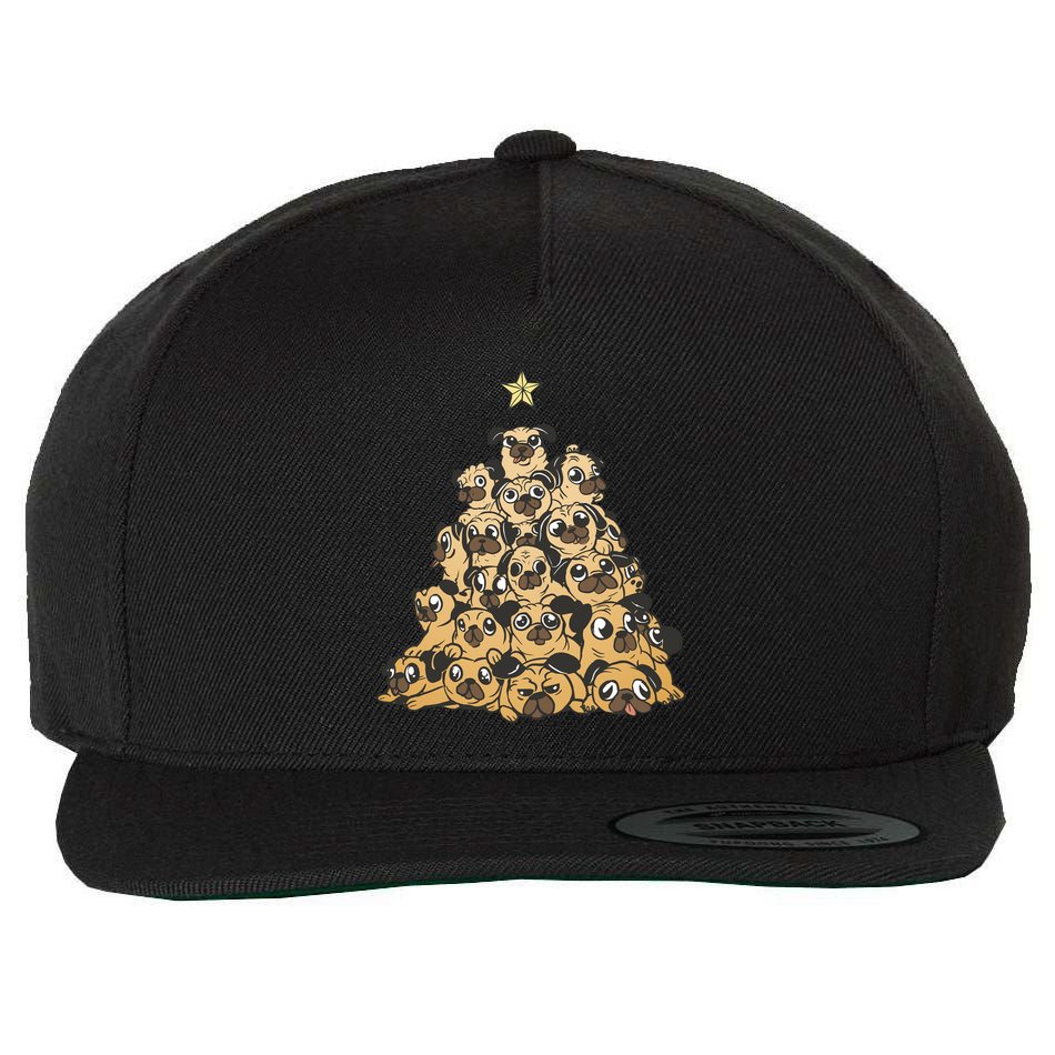 It Is Going To Be A Pug Christmas Tree Wool Snapback Cap