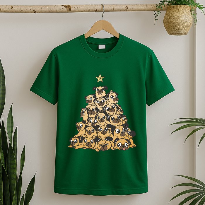 It Is Going To Be A Pug Christmas Tree T-Shirt