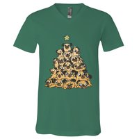It Is Going To Be A Pug Christmas Tree V-Neck T-Shirt