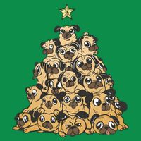 It Is Going To Be A Pug Christmas Tree Button