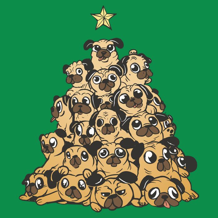 It Is Going To Be A Pug Christmas Tree Mesh Reversible Basketball Jersey Tank
