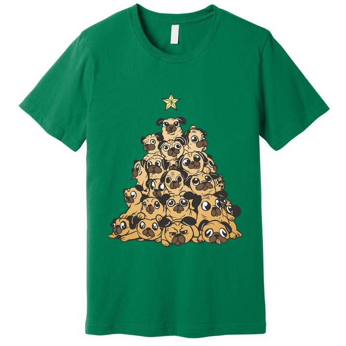 It Is Going To Be A Pug Christmas Tree Premium T-Shirt