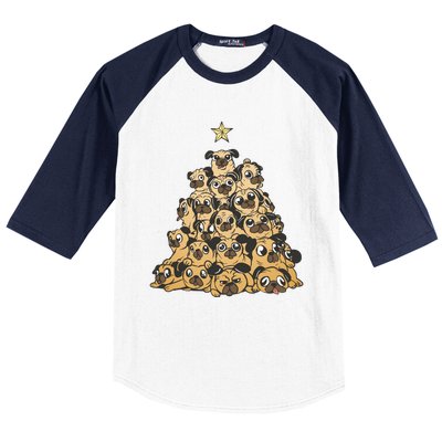 It Is Going To Be A Pug Christmas Tree Baseball Sleeve Shirt