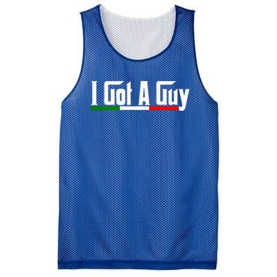 Italian I Got A Guy Mesh Reversible Basketball Jersey Tank