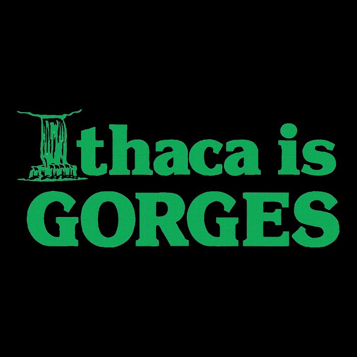 Ithaca Is Gorges Gift Cooling Performance Crew T-Shirt