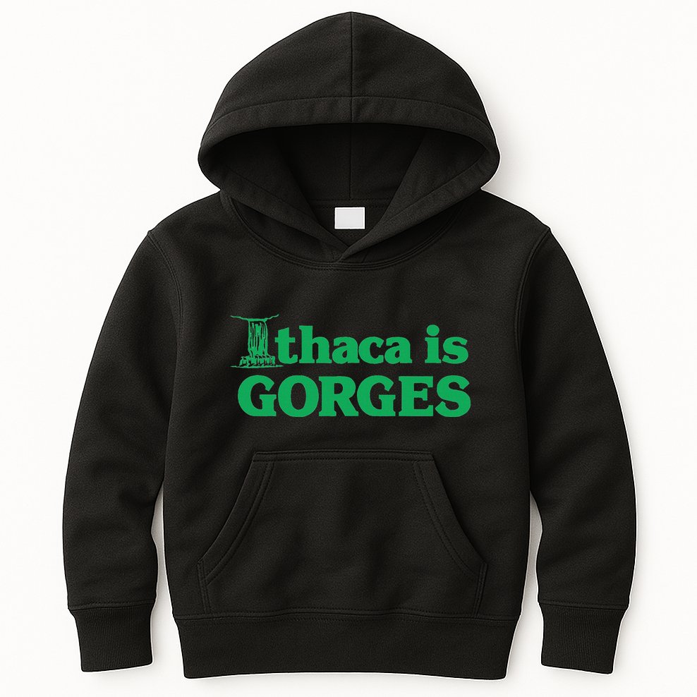Ithaca Is Gorges Gift Kids Hoodie