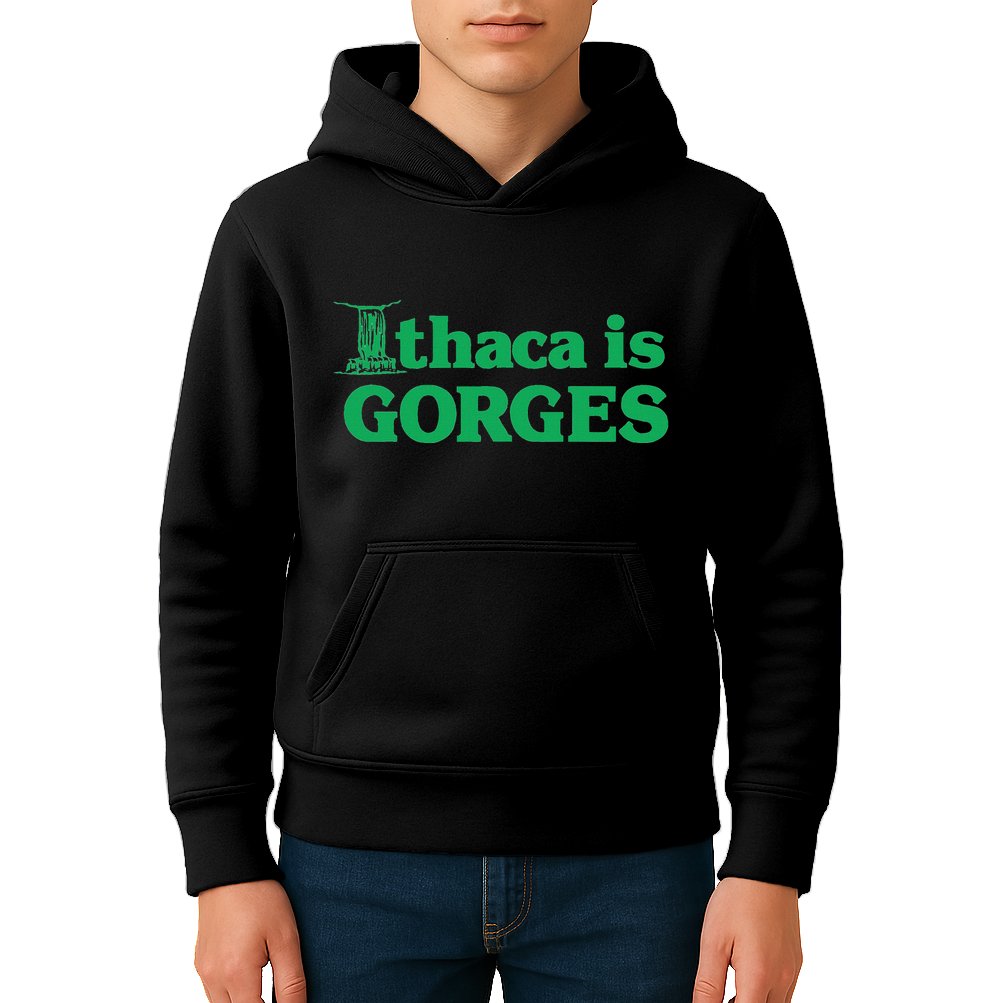 Ithaca Is Gorges Gift Kids Hoodie