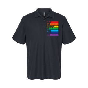 Is It Gay In Here Rainbow Pride Flag Lgbtq Softstyle Adult Sport Polo