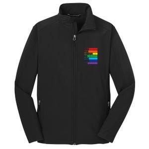 Is It Gay In Here Rainbow Pride Flag Lgbtq Core Soft Shell Jacket