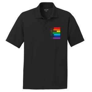 Is It Gay In Here Rainbow Pride Flag Lgbtq PosiCharge RacerMesh Polo