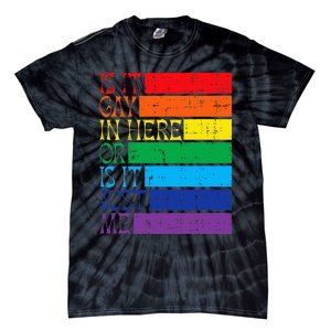 Is It Gay In Here Rainbow Pride Flag Lgbtq Tie-Dye T-Shirt