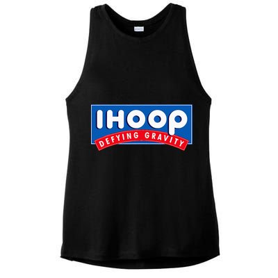 Ihoop I Hoop Defying Gravity Basketball & Basketballer Ladies PosiCharge Tri-Blend Wicking Tank