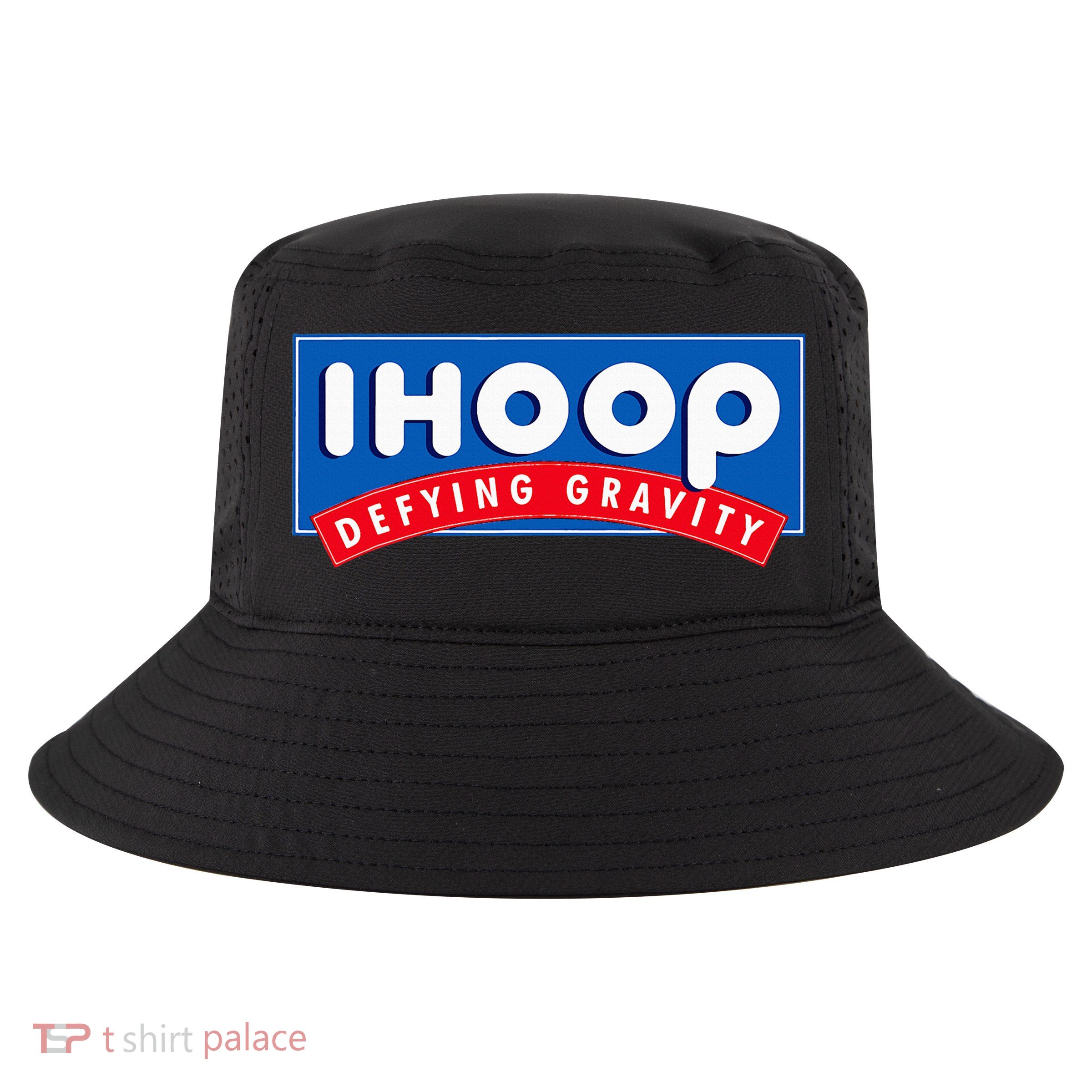 Ihoop I Hoop Defying Gravity Basketball & Basketballer Cool Comfort Performance Bucket Hat