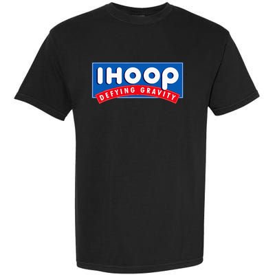 Ihoop I Hoop Defying Gravity Basketball & Basketballer Garment-Dyed Heavyweight T-Shirt