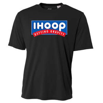 Ihoop I Hoop Defying Gravity Basketball & Basketballer Cooling Performance Crew T-Shirt