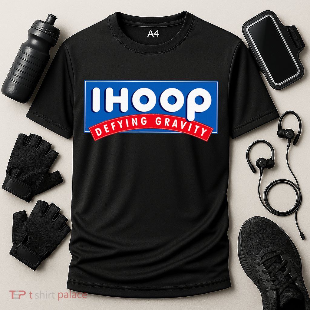 Ihoop I Hoop Defying Gravity Basketball & Basketballer Performance Shirt