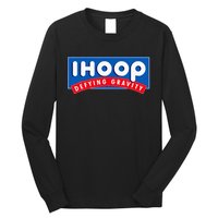 Ihoop I Hoop Defying Gravity Basketball & Basketballer Long Sleeve Shirt