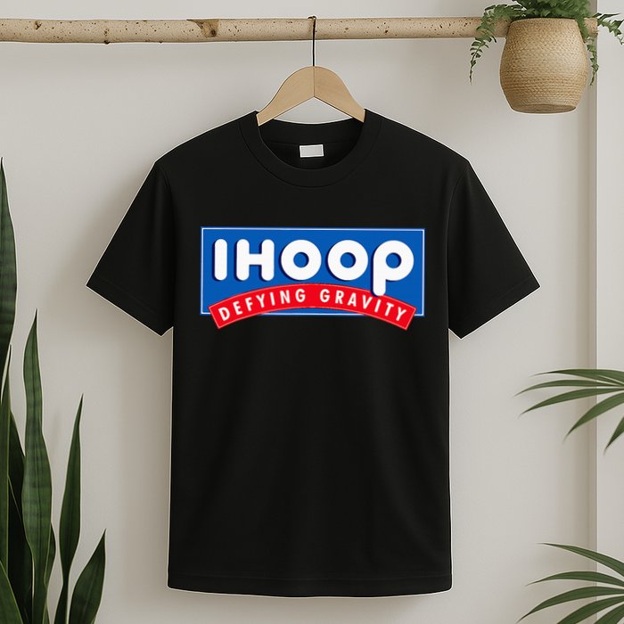 Ihoop I Hoop Defying Gravity Basketball & Basketballer T-Shirt