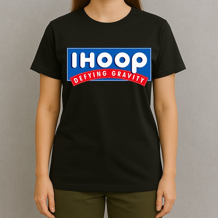 Ihoop I Hoop Defying Gravity Basketball & Basketballer T-Shirt