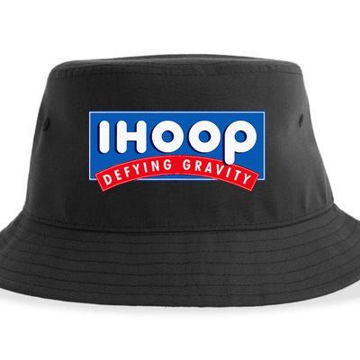 Ihoop I Hoop Defying Gravity Basketball & Basketballer Sustainable Bucket Hat
