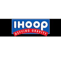 Ihoop I Hoop Defying Gravity Basketball & Basketballer Bumper Sticker