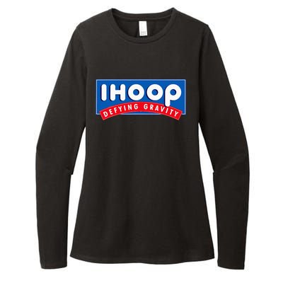 Ihoop I Hoop Defying Gravity Basketball & Basketballer Womens CVC Long Sleeve Shirt