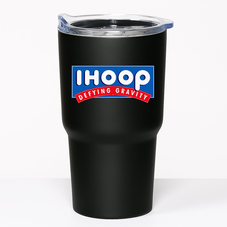 Ihoop I Hoop Defying Gravity Basketball & Basketballer Tumbler