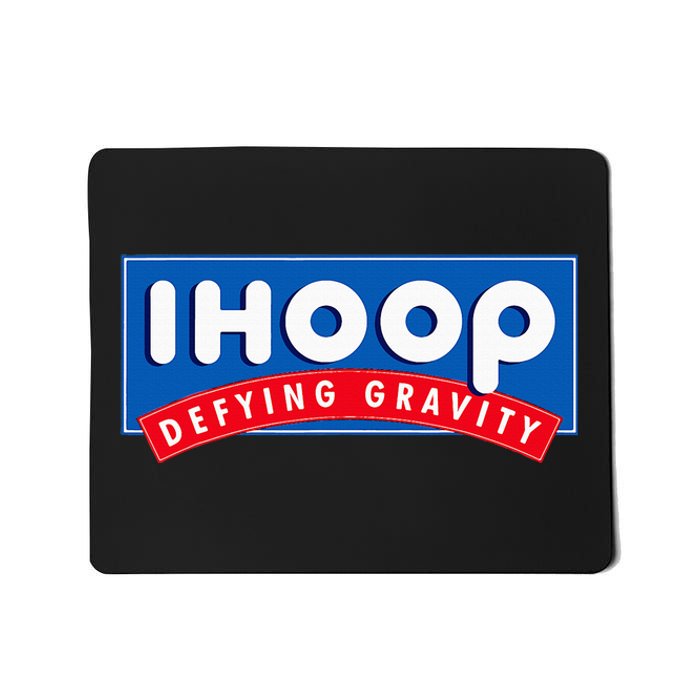 Ihoop I Hoop Defying Gravity Basketball & Basketballer Mousepad