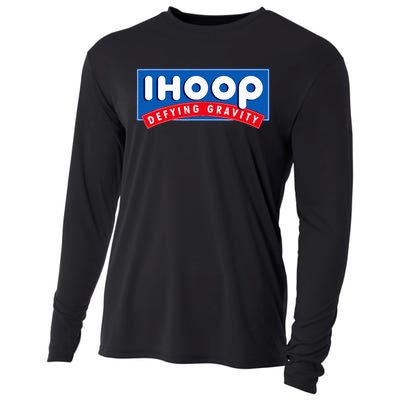 Ihoop I Hoop Defying Gravity Basketball & Basketballer Cooling Performance Long Sleeve Crew