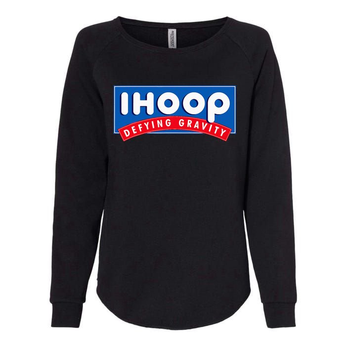 Ihoop I Hoop Defying Gravity Basketball & Basketballer Womens California Wash Sweatshirt