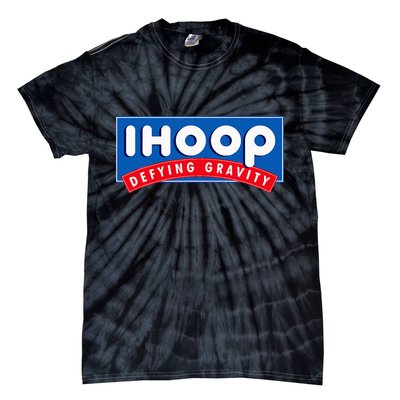 Ihoop I Hoop Defying Gravity Basketball & Basketballer Tie-Dye T-Shirt