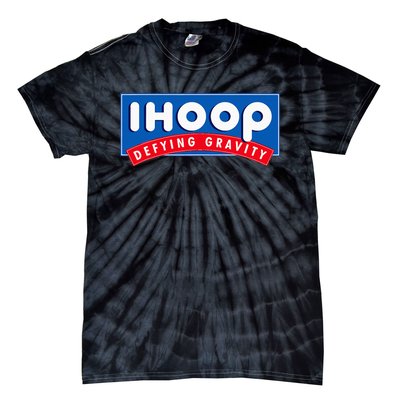 Ihoop I Hoop Defying Gravity Basketball & Basketballer Tie-Dye T-Shirt