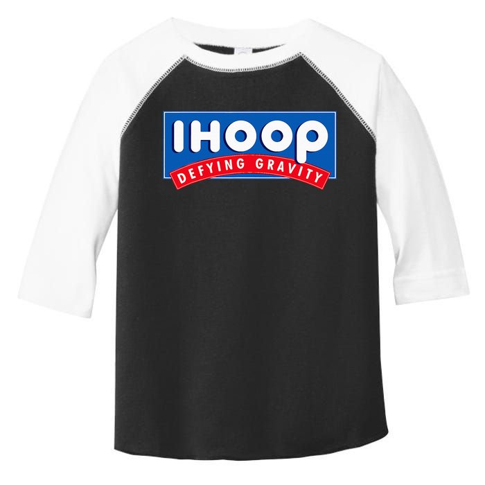 Ihoop I Hoop Defying Gravity Basketball & Basketballer Toddler Fine Jersey T-Shirt
