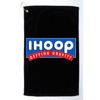 Ihoop I Hoop Defying Gravity Basketball & Basketballer Golf Towel