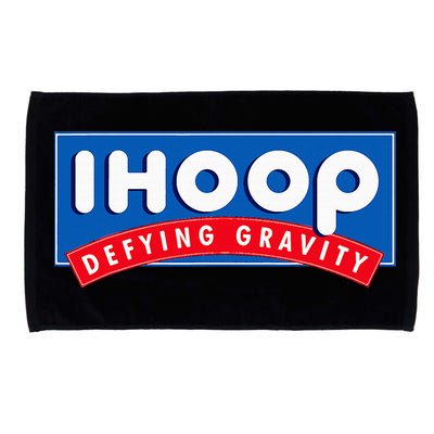 Ihoop I Hoop Defying Gravity Basketball & Basketballer Microfiber Hand Towel