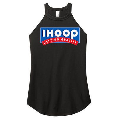 Ihoop I Hoop Defying Gravity Basketball & Basketballer Women’s Perfect Tri Rocker Tank