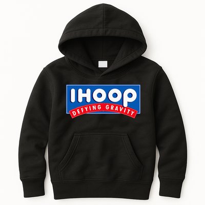 Ihoop I Hoop Defying Gravity Basketball & Basketballer Kids Hoodie