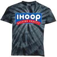 Ihoop I Hoop Defying Gravity Basketball & Basketballer Kids Tie-Dye T-Shirt