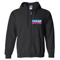 Ihoop I Hoop Defying Gravity Basketball & Basketballer Full Zip Hoodie