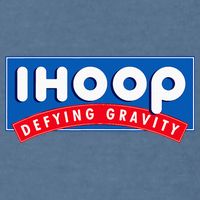 Ihoop I Hoop Defying Gravity Basketball & Basketballer Garment-Dyed Sweatshirt