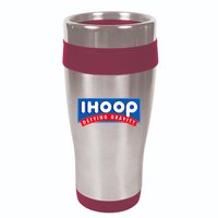 Ihoop I Hoop Defying Gravity Basketball & Basketballer 16oz Travel Tumbler