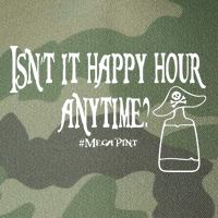 Isn't It Happy Hour Anytime Mega Pint Legacy Tie Dye Trucker Hat