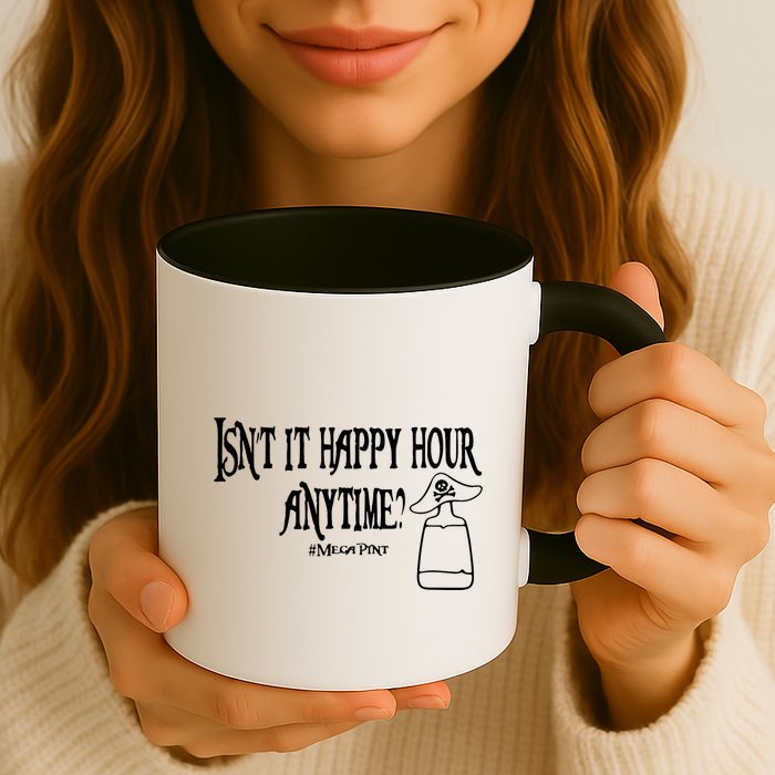 Isn't It Happy Hour Anytime Mega Pint Mug