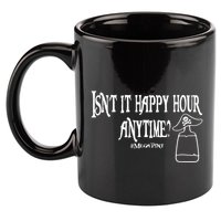 Isn't It Happy Hour Anytime Mega Pint 11oz C Handle Ceramic Mug