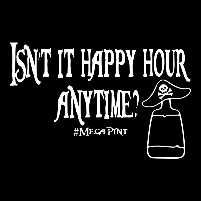 Isn't It Happy Hour Anytime Mega Pint 16 in Basic Backpack