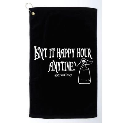 Isn't It Happy Hour Anytime Mega Pint Golf Towel
